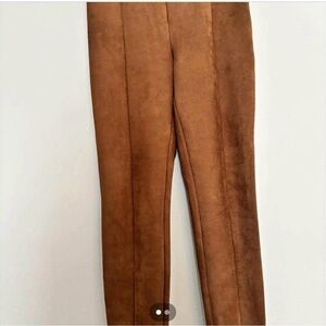 Brown Suede Pants